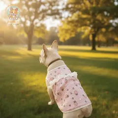 Váy Dâu Hồng (Tặng kẹp nơ) cho thú cưng - Áo, váy cho chó mèo, thú cưng - Ziềng iu Petshop