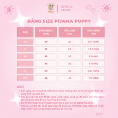 Áo Pijama Puppy (Tặng kẹp nơ) cho thú cưng - Áo, váy cho chó mèo, thú cưng - Ziềng iu Petshop