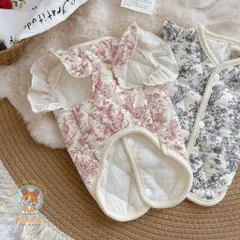 Áo Diora chần bông (Tặng kẹp nơ) cho thú cưng - Áo, váy cho chó mèo, thú cưng - Ziềng iu Petshop