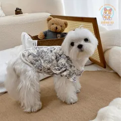 Áo Diora chần bông (Tặng kẹp nơ) cho thú cưng - Áo, váy cho chó mèo, thú cưng - Ziềng iu Petshop