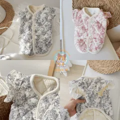 Áo Diora chần bông (Tặng kẹp nơ) cho thú cưng - Áo, váy cho chó mèo, thú cưng - Ziềng iu Petshop