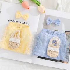 Set Vani Ngọt Ngào (kèm túi + kẹp nơ) - Áo, váy cho chó mèo, thú cưng - Ziềng iu Petshop