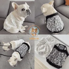 Váy ren hoa nhí sẹcxy (Tặng kẹp nơ) cho thú cưng - Áo, váy cho chó mèo, thú cưng - Ziềng iu Petshop