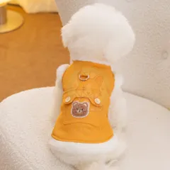 Áo vest gấu vàng xanh cho Pet, áo bò denim cho chó mèo - Áo cho chó mèo, thú cưng - Ziềng iu Petshop