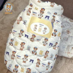 Áo Khoác Teddy Bear lót lông (Tặng kẹp nơ) cho thú cưng - Áo, váy cho chó mèo, thú cưng - Ziềng iu Petshop