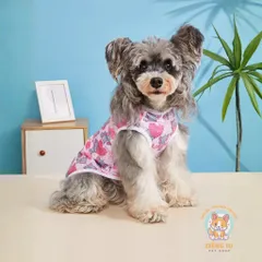 Áo thun hè (nhiều màu) chống rụng lông cho Pet - Áo cho chó mèo, thú cưng - Ziềng iu Petshop