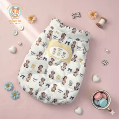 Áo Khoác Teddy Bear lót lông (Tặng kẹp nơ) cho thú cưng - Áo, váy cho chó mèo, thú cưng - Ziềng iu Petshop