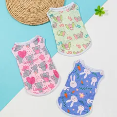 Áo thun hè (nhiều màu) chống rụng lông cho Pet - Áo cho chó mèo, thú cưng - Ziềng iu Petshop