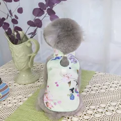 Váy Sườn Xám (Tặng kẹp nơ) - Áo, váy cho chó mèo, thú cưng - Ziềng iu Petshop