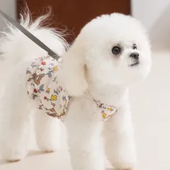 Váy hoa Gấu Teddy (Tặng kẹp nơ) cho thú cưng - Áo, váy cho chó mèo, thú cưng - Ziềng iu Petshop