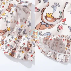 Váy hoa Gấu Teddy (Tặng kẹp nơ) cho thú cưng - Áo, váy cho chó mèo, thú cưng - Ziềng iu Petshop
