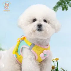 Dây dắt Yếm Hoa Xinh- Dây dắt cho chó mèo, dây dắt thú cưng - Ziềng iu Petshop