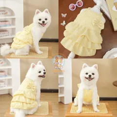 Váy Nơ Bèo Xòe Tầng (Tặng kẹp nơ) cho thú cưng - Áo, váy cho chó mèo, thú cưng - Ziềng iu Petshop