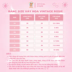 Váy Hoa Vintage Roman (Tặng kẹp nơ) cho thú cưng - Áo, váy cho chó mèo, thú cưng - Ziềng iu Petshop