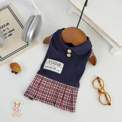 Áo/Váy Học Đường Thanh Lịch (Tặng kẹp nơ) cho thú cưng - Áo, váy cho chó mèo, thú cưng - Ziềng iu Petshop