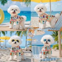Áo sơmi Puppy (Tặng kẹp nơ) cho thú cưng - Áo, váy cho chó mèo, thú cưng - Ziềng iu Petshop