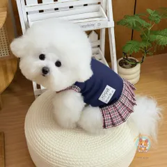 Áo/Váy Học Đường Thanh Lịch (Tặng kẹp nơ) cho thú cưng - Áo, váy cho chó mèo, thú cưng - Ziềng iu Petshop