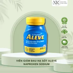 (HÀNG CHÍNH HÃNG MỸ) VIÊN GIẢM ĐAU HẠ SỐT ALEVE NAPROXEN SODIUM 320 viên