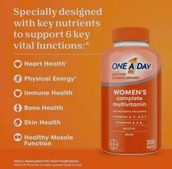( HÀNG CHÍNH HÃNG MỸ) VITAMIN TỔNG HỢP CHO NAM VÀ NỮ ONE A DAY DƯỚI 50 TUỔI 300 viên