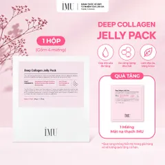 Mặt Nạ Thạch IMU Deep Collagen Jelly Pack Cấp Ẩm, Phục Hồi, Dưỡng Sáng, Ngừa Lão Hóa Mờ Nhăn 34g