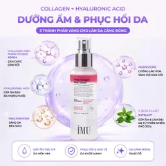 Serum Dạng Xịt IMU Deep Collagen Cấp Ẩm Sâu, Dưỡng Căng Bóng Da, Tăng Đàn Hồi Da 100ml