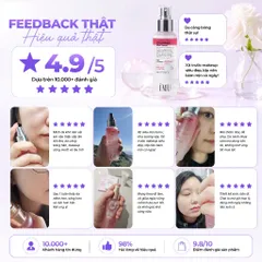 Serum Dạng Xịt IMU Deep Collagen Cấp Ẩm Sâu, Dưỡng Căng Bóng Da, Tăng Đàn Hồi Da 100ml