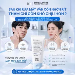 NEW Sữa rửa mặt tạo bọt IMU Cleansing Foam Làm Sạch Sâu, Cấp Ẩm Đa Tầng, Không Gây Khô Căng 150g