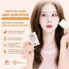 Sáp Chống Nắng Vegan Thỏi IMU Deep Collagen Sun Stick 18.5g SPF50+ PA++++,Kiềm Dầu, Cấp Ẩm, Mỏng Nhẹ