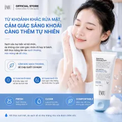 NEW Sữa rửa mặt tạo bọt IMU Cleansing Foam Làm Sạch Sâu, Cấp Ẩm Đa Tầng, Không Gây Khô Căng 150g