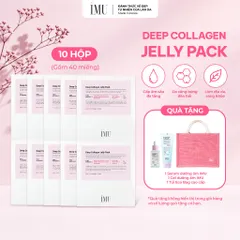 Combo 10 Hộp Mặt Nạ Thạch IMU Deep Collagen Jelly Pack Cấp Ẩm Phục Hồi Dưỡng Sáng Ngừa Lão Hóa Mờ Nhăn