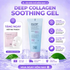 Gel Dưỡng Ẩm IMU Deep Collagen Soothing Gel Phục Hồi Da Làm Dịu Ngừa Mụn 100ml
