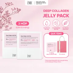 Combo 2 Hộp Mặt Nạ Thạch IMU Deep Collagen Jelly Pack Cấp Ẩm, Phục Hồi, Dưỡng Sáng, Ngừa Lão Hóa