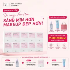 Combo 10 Hộp Mặt Nạ Thạch IMU Deep Collagen Jelly Pack Cấp Ẩm Phục Hồi Dưỡng Sáng Ngừa Lão Hóa Mờ Nhăn