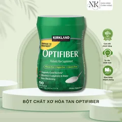 (HÀNG CHÍNH HÃNG MỸ) BỘT CHẤT XƠ HÒA TAN OPTIFIBER KIRKLAND 760g