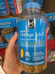 (HÀNG CHÍNH HÃNG MỸ) VIÊN UỐNG OMEGA 3-6-9 MEMBER’S MARK HEART HEALTH 300 viên