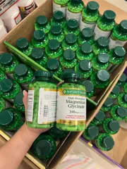(HÀNG CHÍNH HÃNG MỸ) VIÊN UỐNG MAGNESIUM GLYCINATE 240MG NATURE'S BOUNTY 180 viên