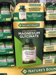 (HÀNG CHÍNH HÃNG MỸ) VIÊN UỐNG MAGNESIUM GLYCINATE 240MG NATURE'S BOUNTY 180 viên