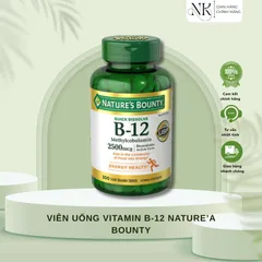(HÀNG CHÍNH HÃNG MỸ) VIÊN UỐNG VITAMIN B-12 NATURE’A BOUNTY 2500mcg 300 viên