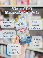 ( HÀNG CHÍNH HÃNG MỸ) DHA CHILDREN DHA XTRA NORDIC NATURAL’S NORDIC 880mg