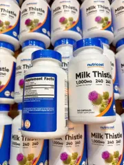 (HÀNG CHÍNH HÃNG MỸ) VIÊN UỐNG BỔ TRỢ CHỨC NĂNG GAN NUTRICOST MILK THISTLE 240 viên