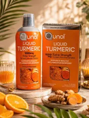 (HÀNG CHÍNH HÃNG MỸ) NƯỚC UỐNG NGHỆ TƯƠI QUNOL LIQUID TURMERIC 1000mg 900ml