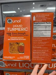 (HÀNG CHÍNH HÃNG MỸ) NƯỚC UỐNG NGHỆ TƯƠI QUNOL LIQUID TURMERIC 1000mg 900ml