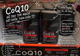 (HÀNG CHÍNH HÃNG MỸ) VIÊN UỐNG CoQ10 SPORT RESEARCH 200mg 150 viên