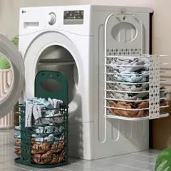 Giỏ đựng quần áo gấp gọn ( Giao Màu Ngẫu Nhiên )