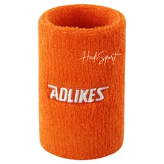 XẢ KHO Băng cổ tay Aolikes băng tay cầu lông yoga tennis pic dài 12cm thấm hút mồ hôi mã A-0235 (1 chiếc)