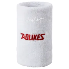 XẢ KHO Băng cổ tay Aolikes băng tay cầu lông yoga tennis pic dài 12cm thấm hút mồ hôi mã A-0235 (1 chiếc)