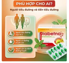 Viên hỗ trợ giảm đường huyết Diabetna Nam Dược (4 vỉ x 10 viên) 802280
