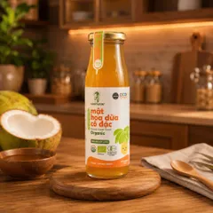 Mật hoa dừa cô đặc Sokfarm 250g - gia vị cho bé ăn dặm 250g