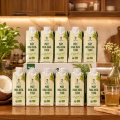 Mật hoa dừa tươi Sokfarm tiệt trùng UHT 330ml