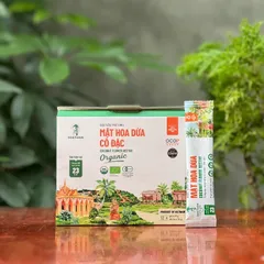 Thanh lý HSD Tháng 2/2027 Mật hoa dừa cô đặc organic Sokfarm hộp 12 gói